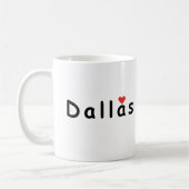 Ik hou van Dallas Koffiemok (Links)