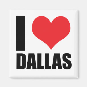 Ik hou van Dallas Magneet