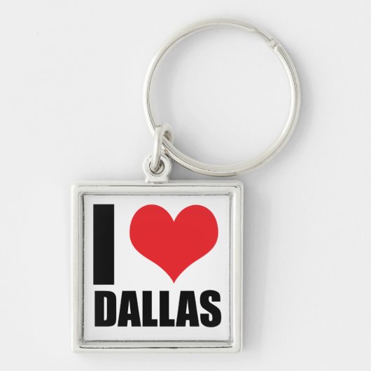Ik hou van Dallas Sleutelhanger (Voorkant)