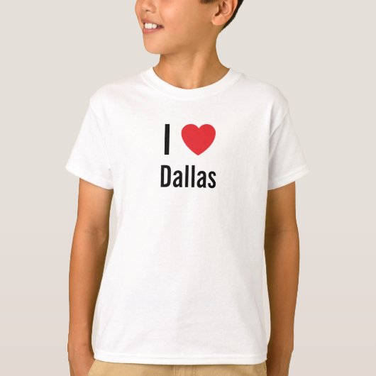 Ik hou van Dallas T-shirt (Voorkant)