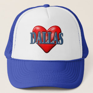 Ik hou van Dallas Texas Trucker Pet