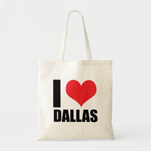 Ik hou van Dallas Tote Bag (Voorkant)