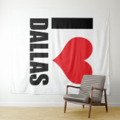 Ik hou van Dallas Wandkleed (In Situ (horizontaal))