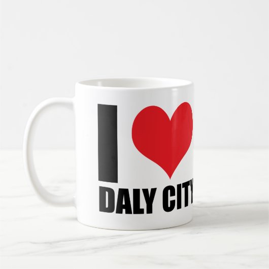 Ik hou van Daly City Koffiemok (Links)
