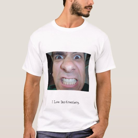 Ik hou van Dan Greenberg T-shirt (Voorkant)