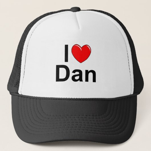 Ik hou van Dan Trucker Pet (Voorkant)