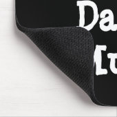 Ik hou van Dance Music-hart op maat Muismat (Hoek)