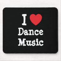 Ik hou van Dance Music-hart op maat