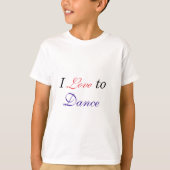 Ik hou van Dance T-shirt (Voorkant)