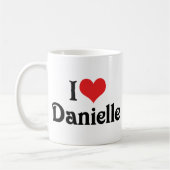 Ik hou van Danielle Koffiemok (Links)