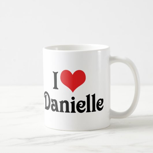 Ik hou van Danielle Koffiemok (Rechts)