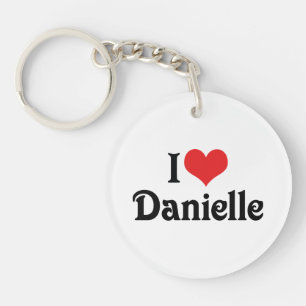 Ik hou van Danielle Sleutelhanger