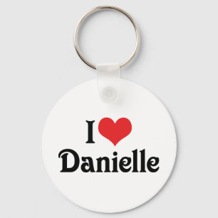 Ik hou van Danielle Sleutelhanger