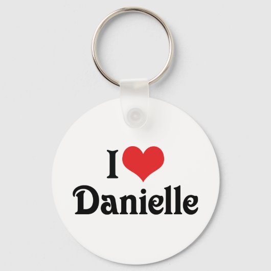 Ik hou van Danielle Sleutelhanger (Voorkant)