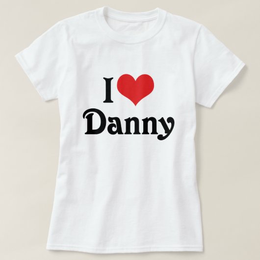 Ik hou van Danny T-shirt (Design voorkant)