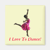 Ik hou van dans! magneet (Voorkant)