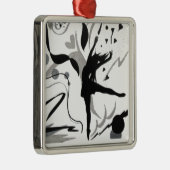 Ik hou van dans! metalen ornament (Rechts)