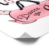 Ik hou van dans Print (Hoek)