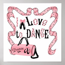Ik hou van dans Print
