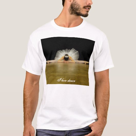 Ik hou van dans t-shirt (Voorkant)