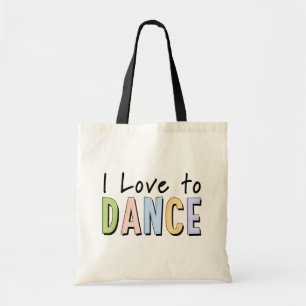 Ik hou van dans tote bag