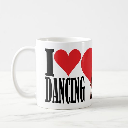 Ik hou van dansen ~ Argentine Tango I Koffiemok (Links)