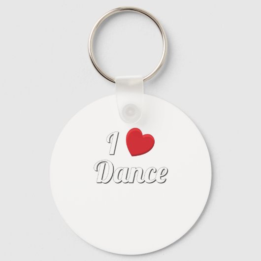 Ik hou van dansen, ik hou van dansen sleutelhanger (Voorkant)