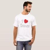 Ik hou van dansen, ik hou van dansen t-shirt (Voorkant volledig)