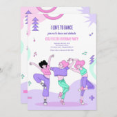 Ik hou van dansen kaart (Voorkant / Achterkant)