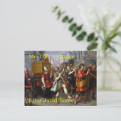 Ik hou van dansen. Koning David van Pieter van Lin Briefkaart (Staand voorkant)
