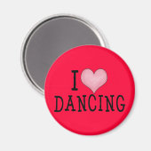 Ik hou van dansen magneet (Voorkant / Achterkant)