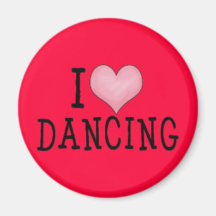 Ik hou van dansen magneet