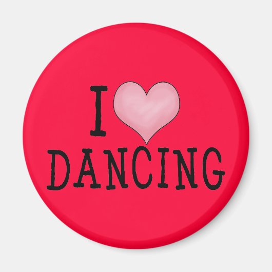 Ik hou van dansen magneet (Voorkant)