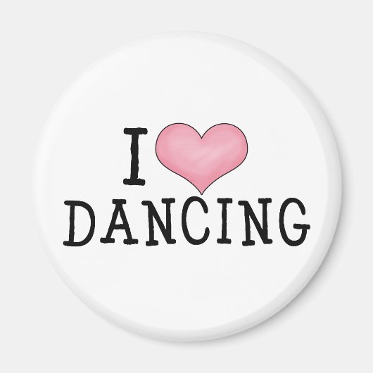 Ik hou van dansen magneet (Voorkant)