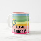 Ik hou van dansen mok (Voorkant links)