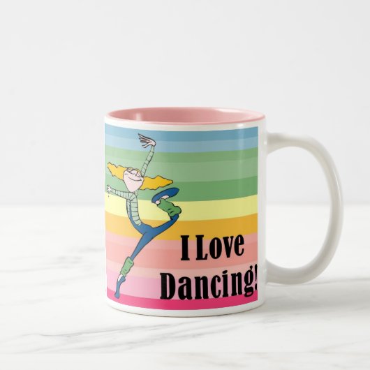 Ik hou van dansen mok (Rechts)