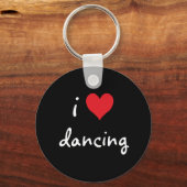 Ik hou van dansen sleutelhanger (Voorkant)