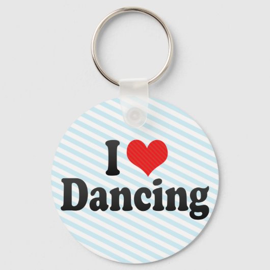 Ik hou van dansen sleutelhanger (Voorkant)