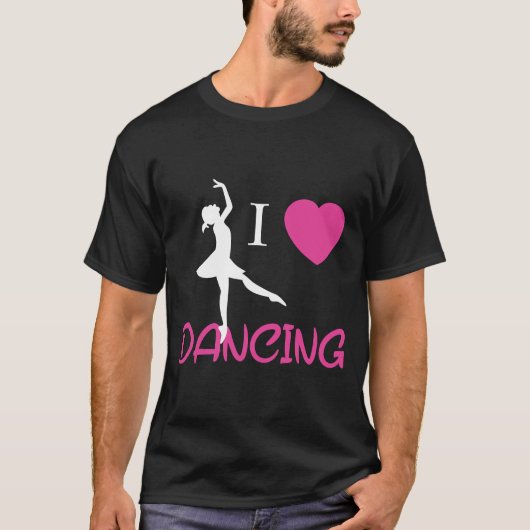 Ik hou van dansen T-Shirt (Voorkant)