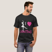 Ik hou van dansen T-Shirt (Voorkant volledig)