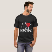 Ik hou van dansen T-shirt- T-shirt (Voorkant volledig)
