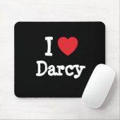 Ik hou van Darcy hart T-Shirt Muismat (Met muis)