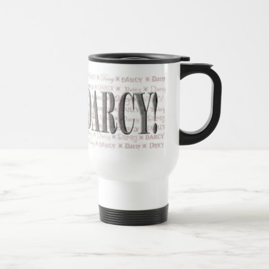 Ik hou van DARCY. Travel Mug Reisbeker (Rechts)
