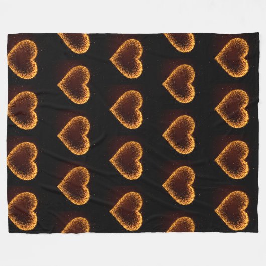 Ik hou van Darling Fleece Deken (Voorkant (Horizontaal))