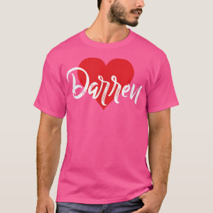Ik hou van Darren voornaam T-shirt dat ik heet