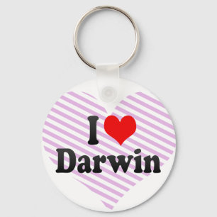 Ik hou van Darwin Sleutelhanger