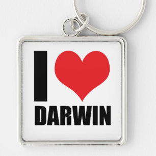 Ik hou van Darwin Sleutelhanger