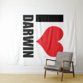 Ik hou van Darwin Wandkleed (In Situ (horizontaal))