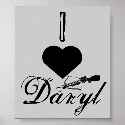 Ik hou van Daryl Poster (Voorkant)