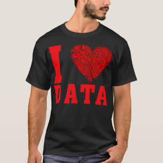 Ik hou van data 6 t-shirt